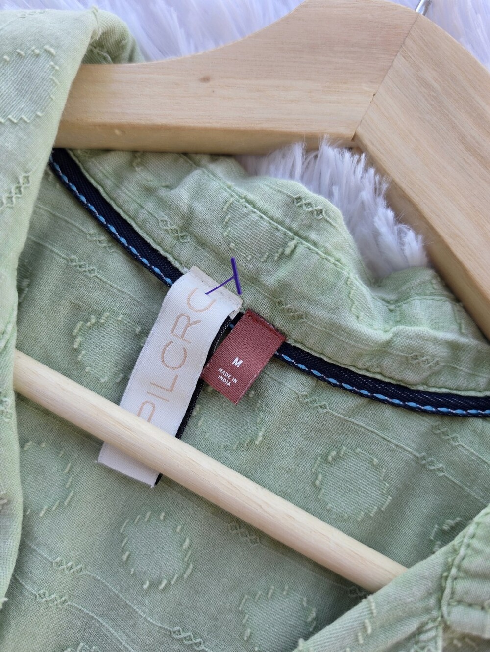Anthropologie Pilcro The Cammie Surf Tie Hem Button Front Blouse‎ - Picture 9 of 10